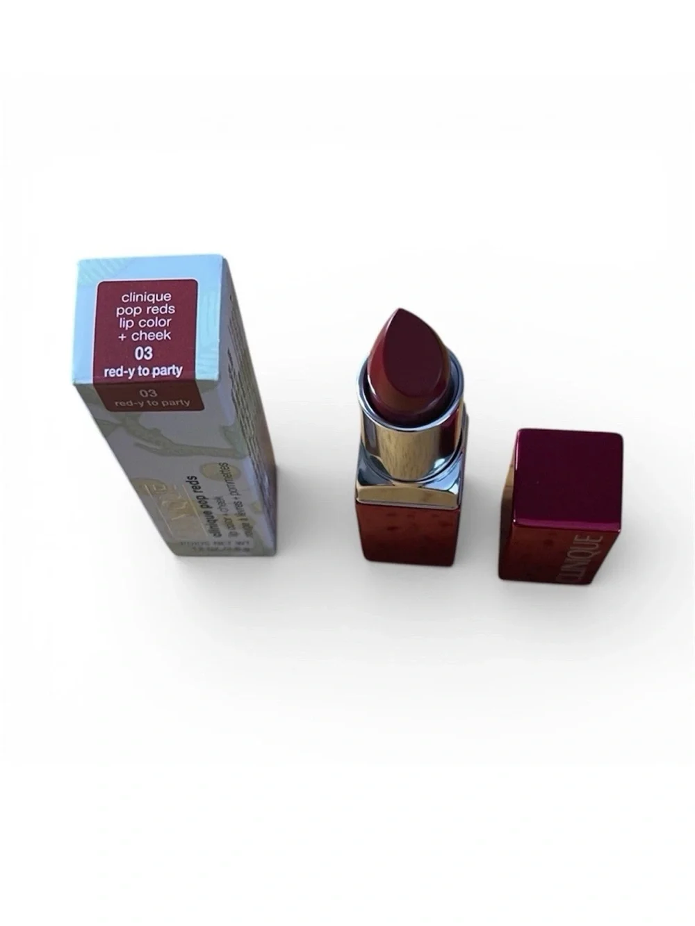 Clinique Pop Reds Lipstick - 03 Red-y to Party